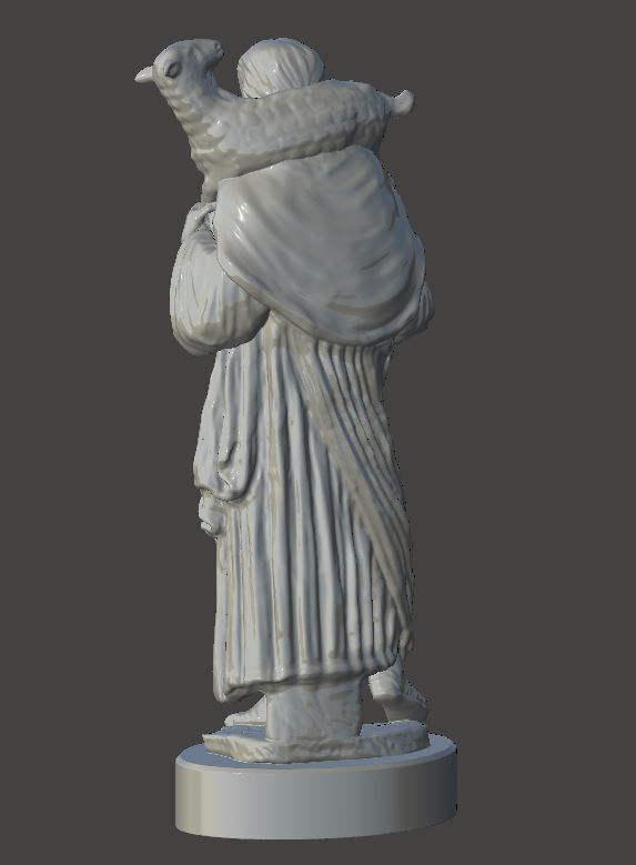 JESUS - The Good Shepherd 3D print model_1