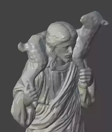 JESUS - The Good Shepherd 3D print model
