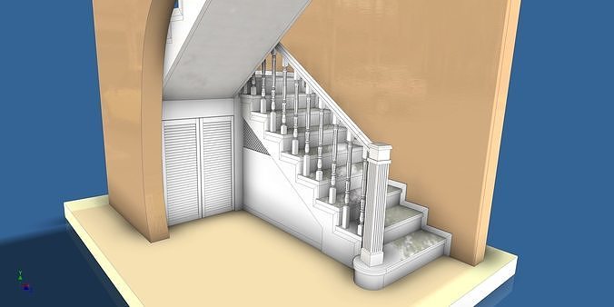 Stair 3D model