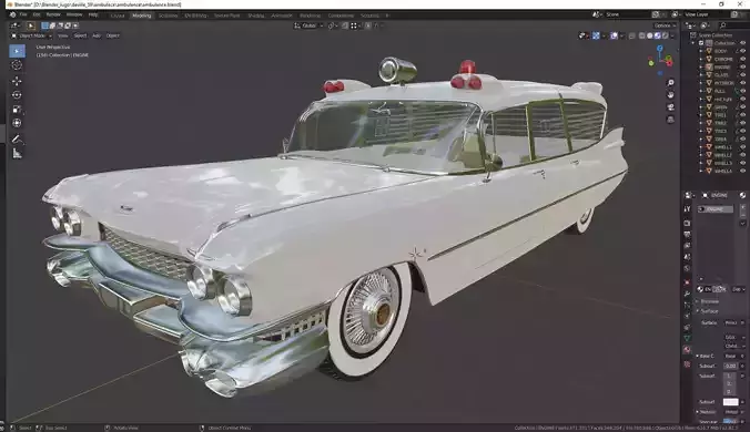 Cadillac Ambulance Wagon Superior 1959