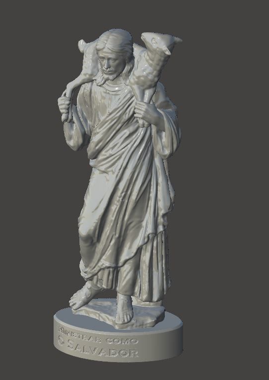 JESUS - O Bom Pastor 3D print model_5