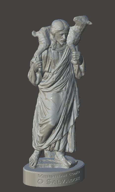 JESUS - O Bom Pastor 3D print model_4