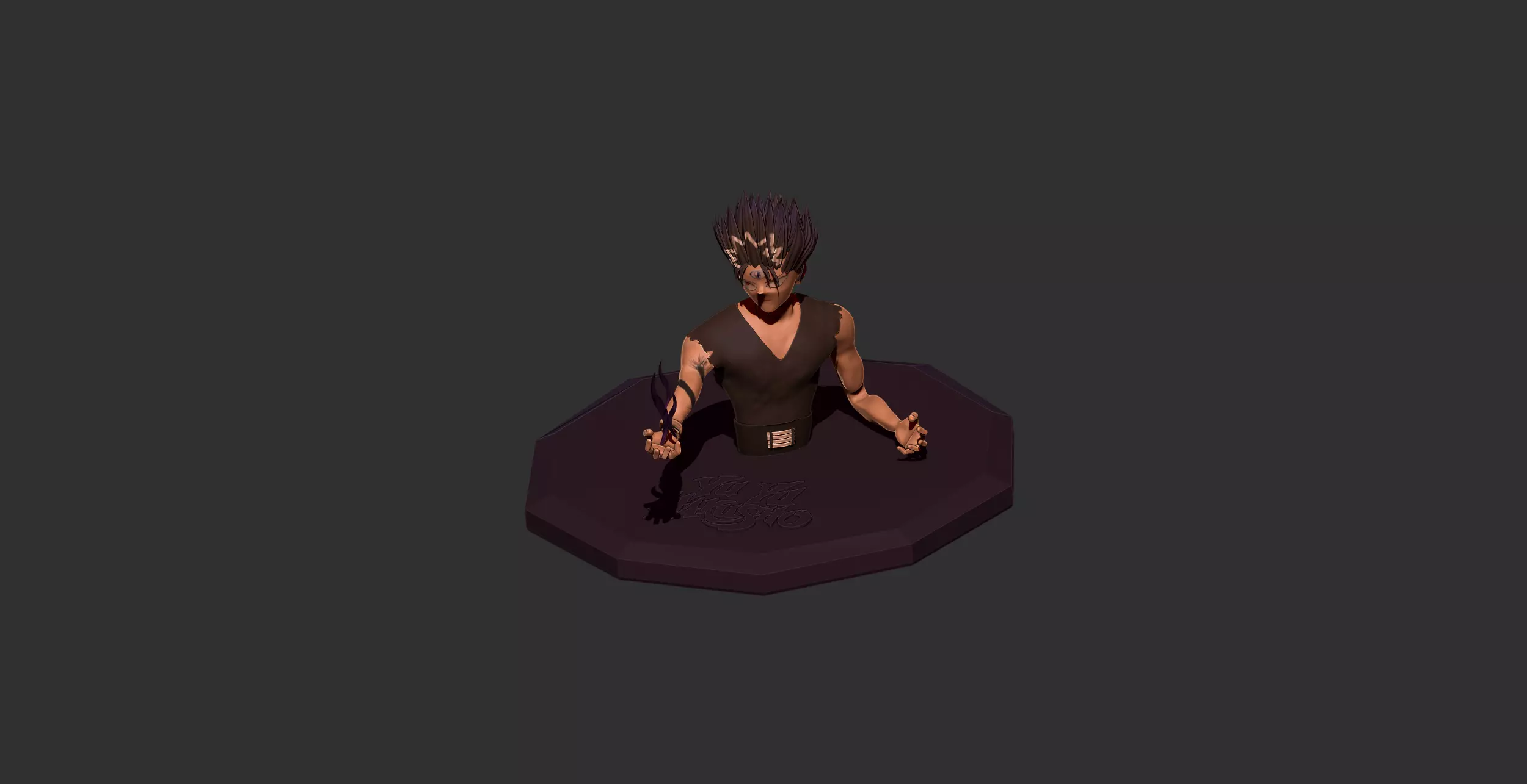 Hiei Bust 3D print model