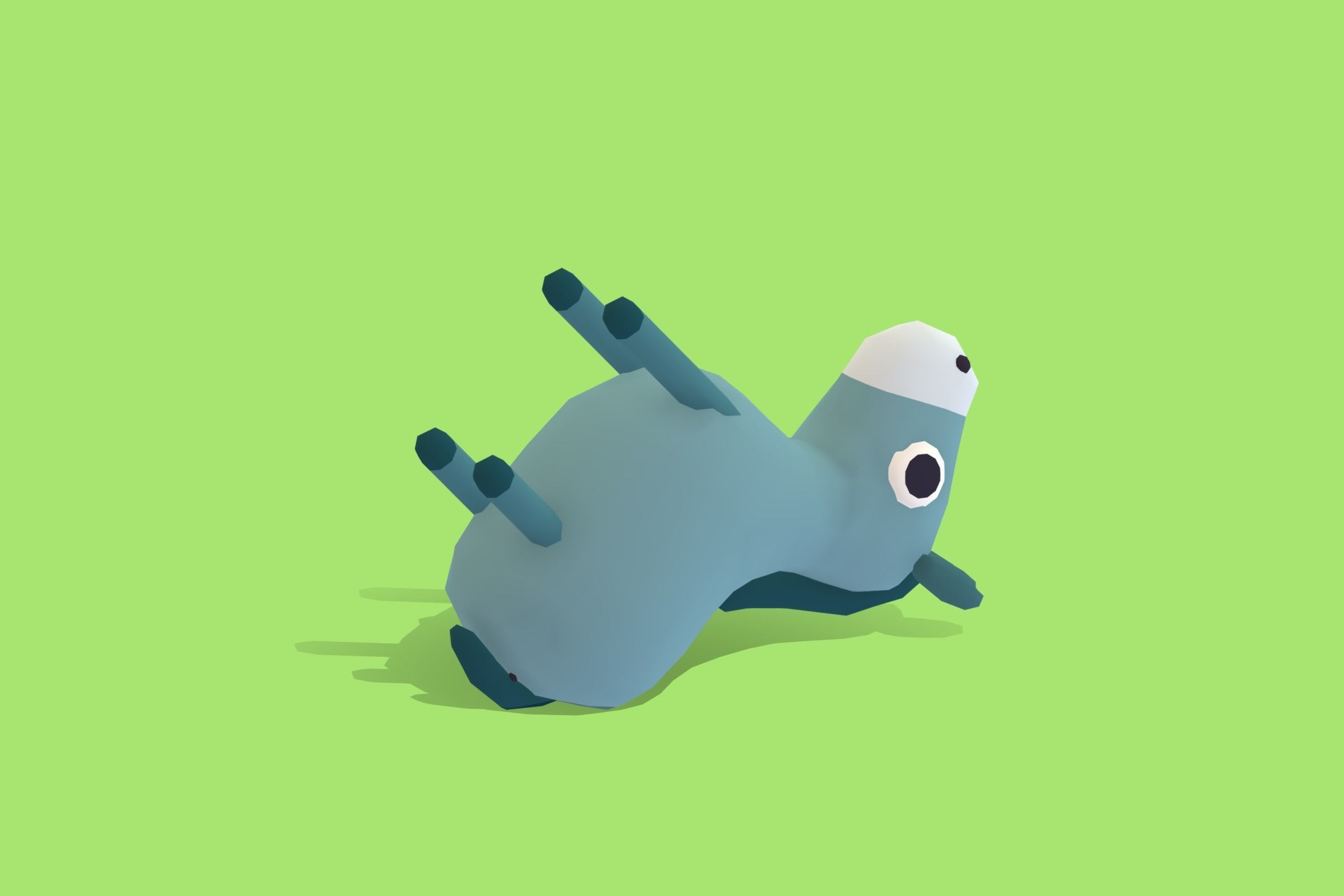 Donkey - Quirky Series Low-poly 3D model_6