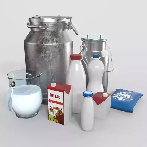 Milk Products Bottles