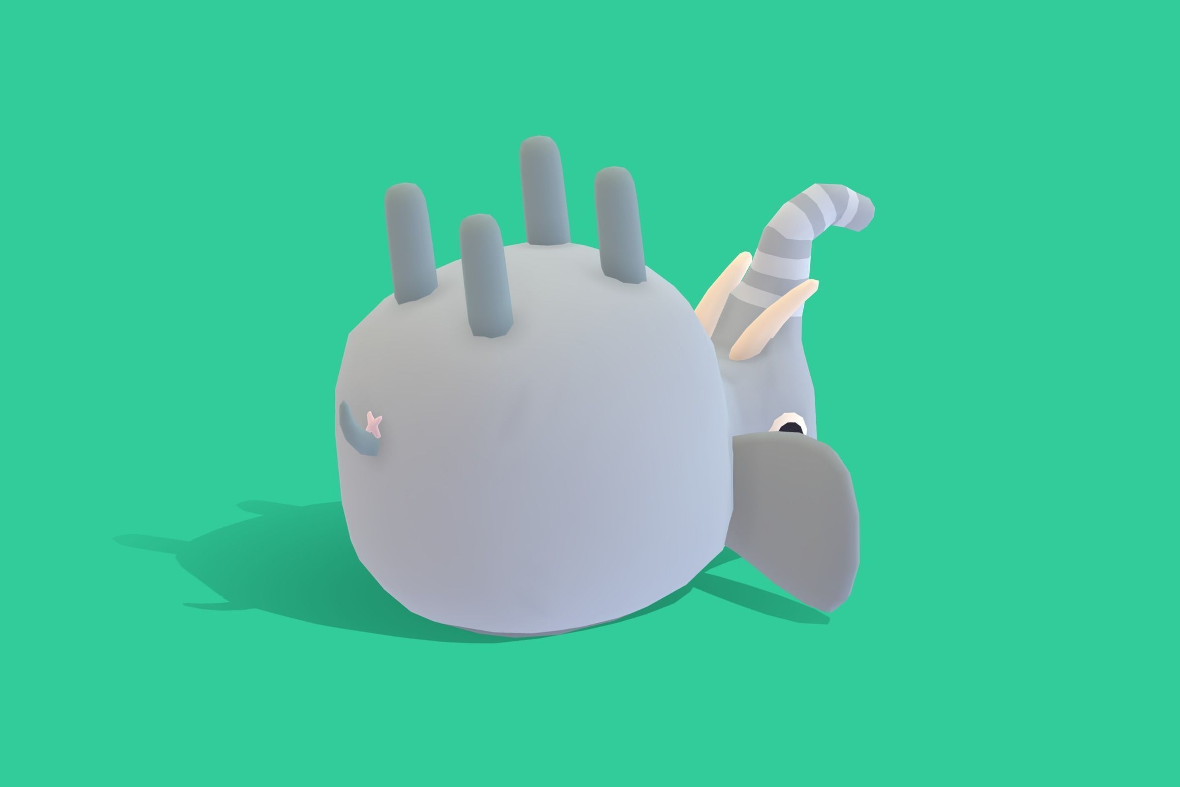 Elephant - Quirky Series Low-poly 3D model_6