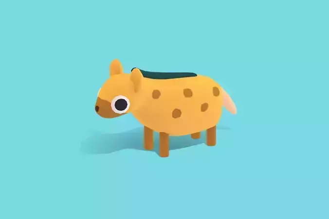 Hyena - Quirky Series Low-poly 3D model