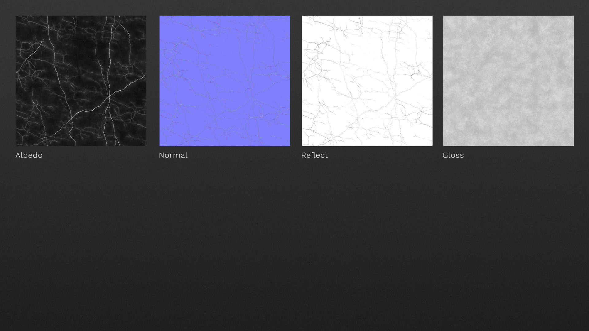 Black nerm marble texture 3D model_3