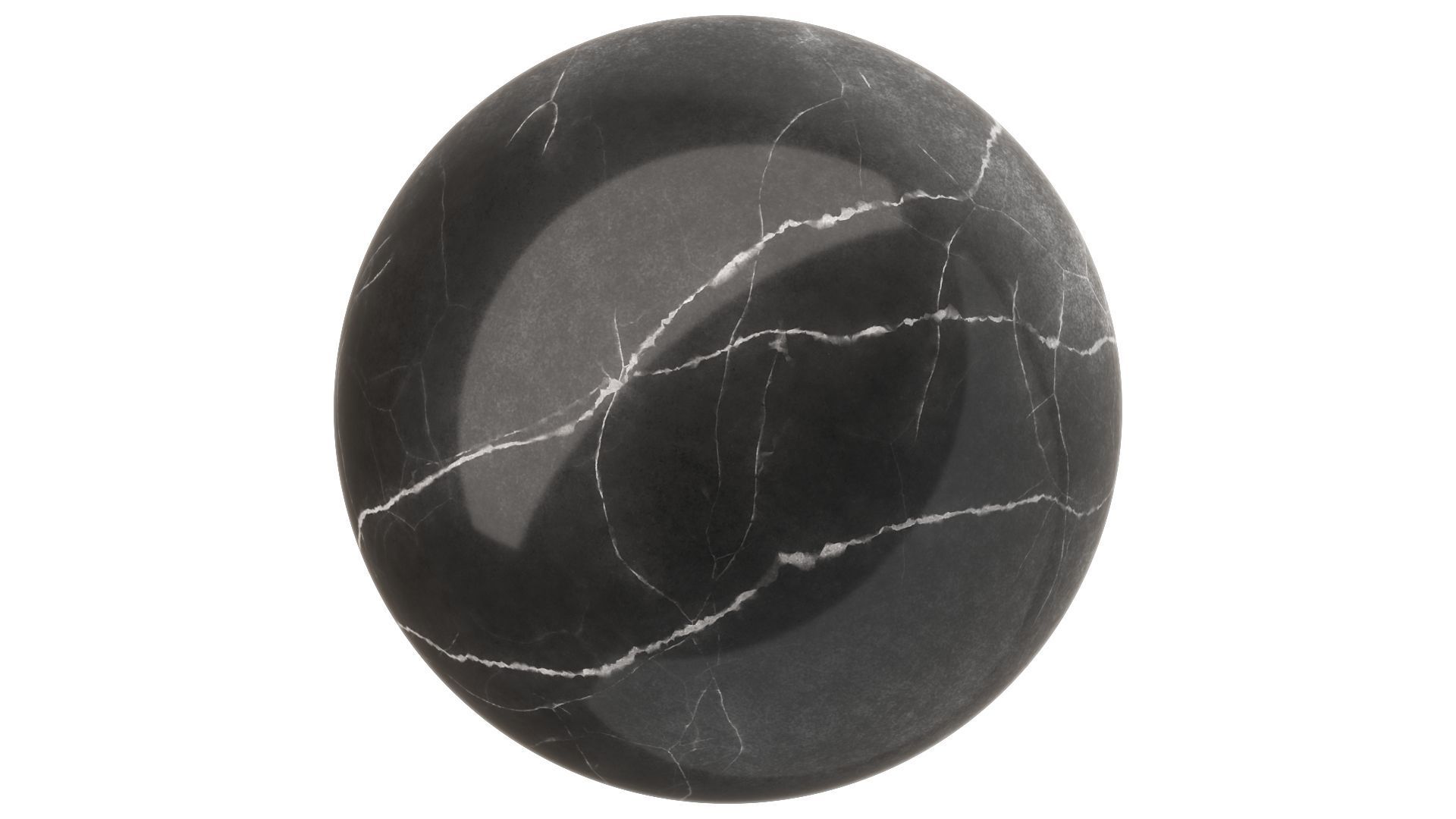 Black nerm marble texture 3D model_1
