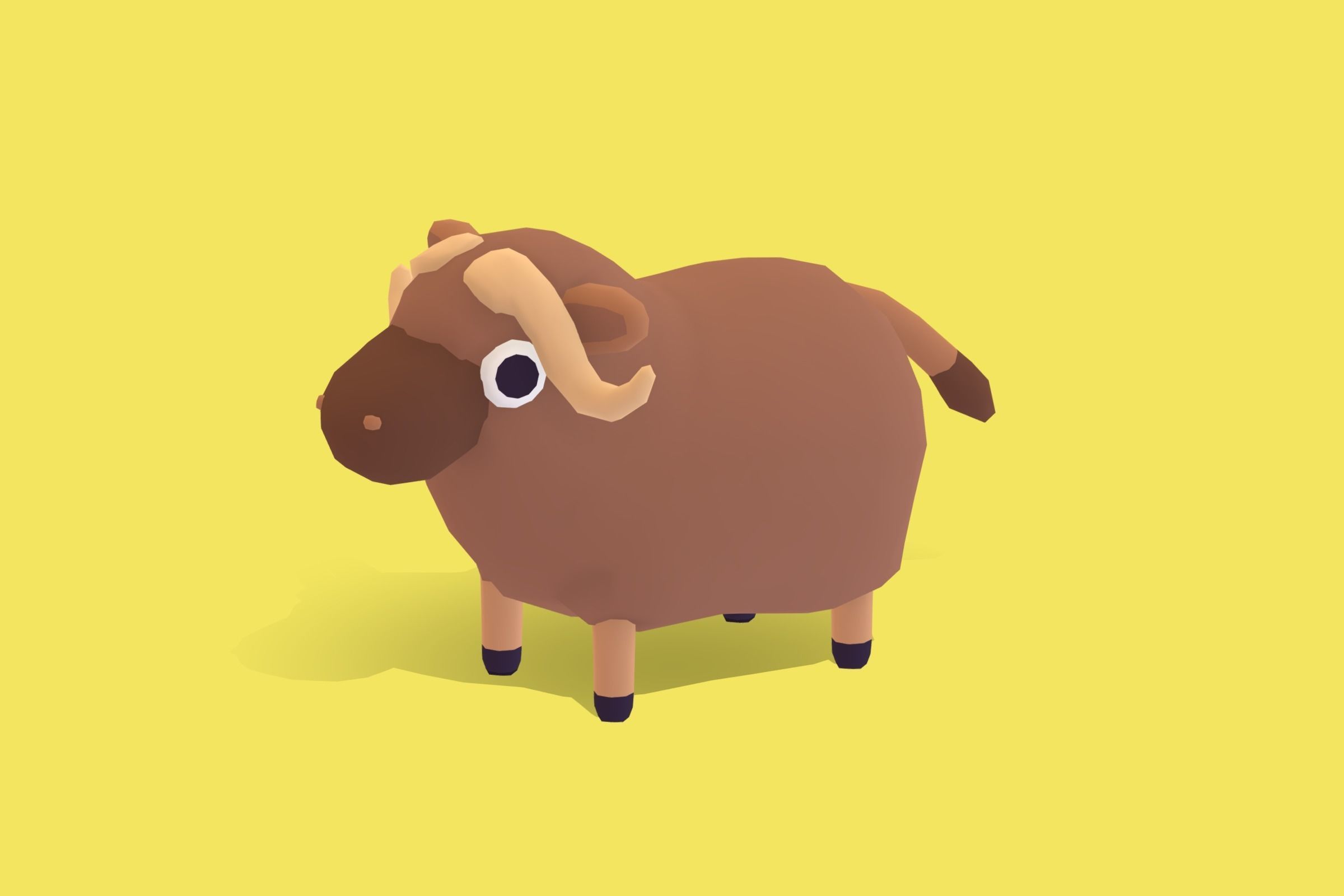 Quirky Series - Arctic Animals Vol 1 Low-poly 3D model_10