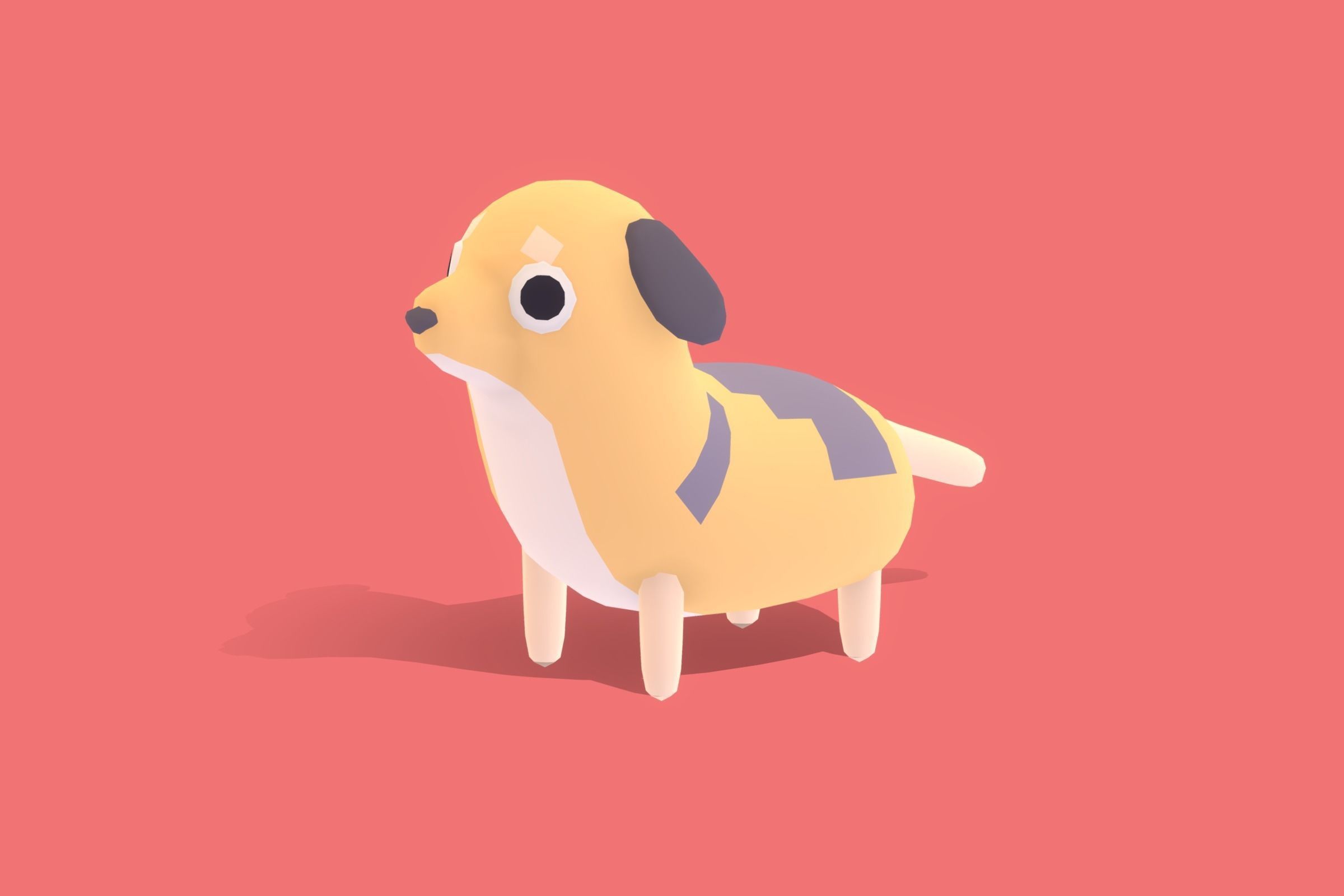 Quirky Series - Animals Mega Pack Vol 1 Low-poly 3D model_34