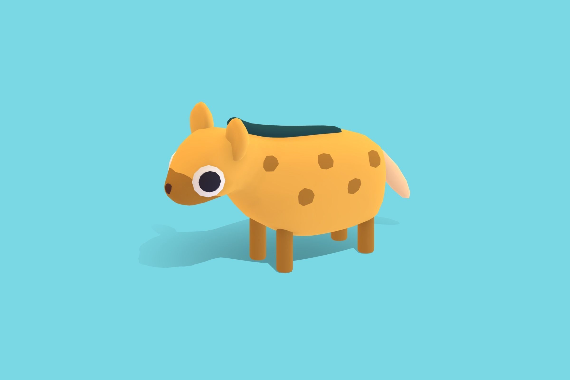 Quirky Series - Animals Mega Pack Vol 1 Low-poly 3D model_45