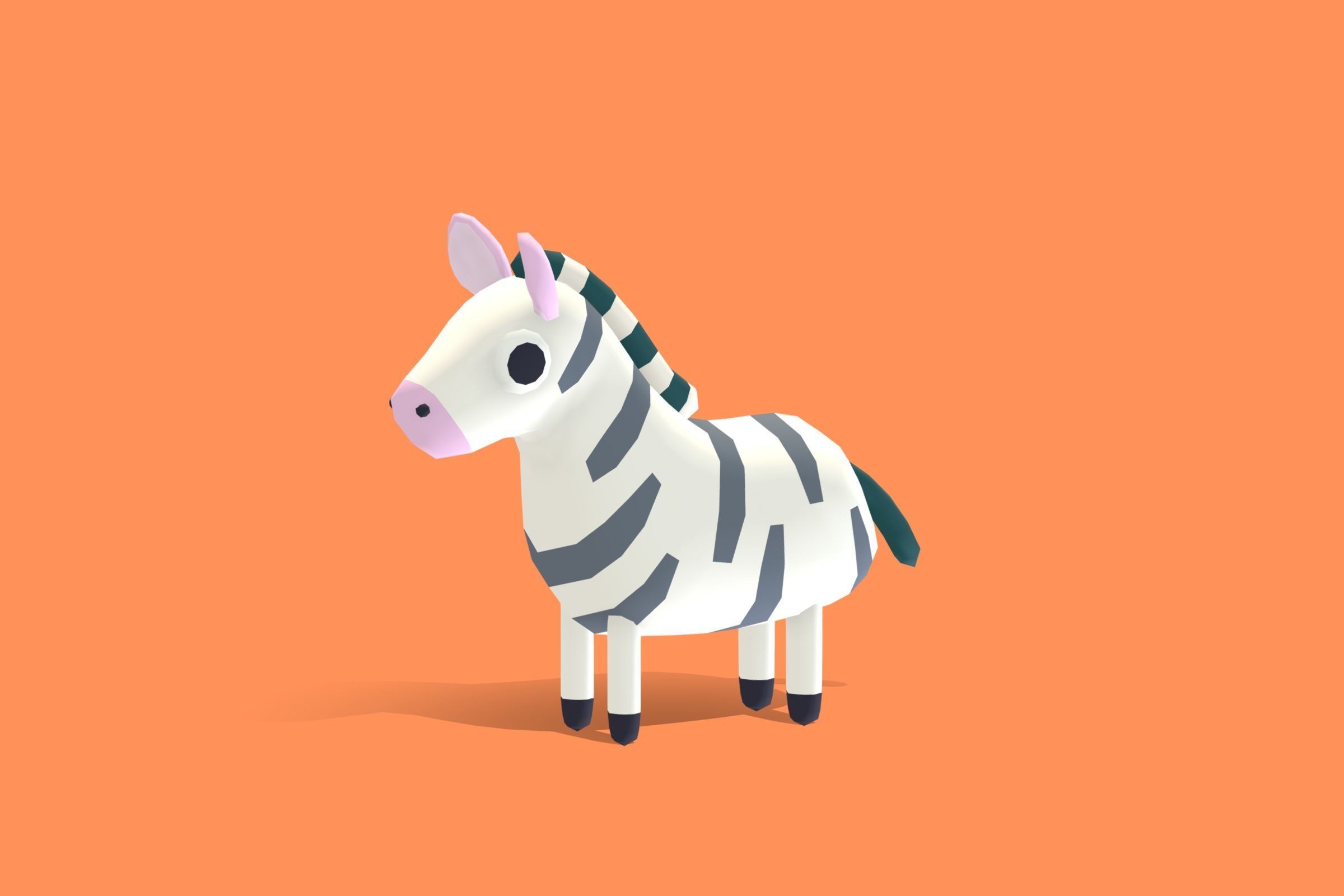 Quirky Series - Animals Mega Pack Vol 1 Low-poly 3D model_52