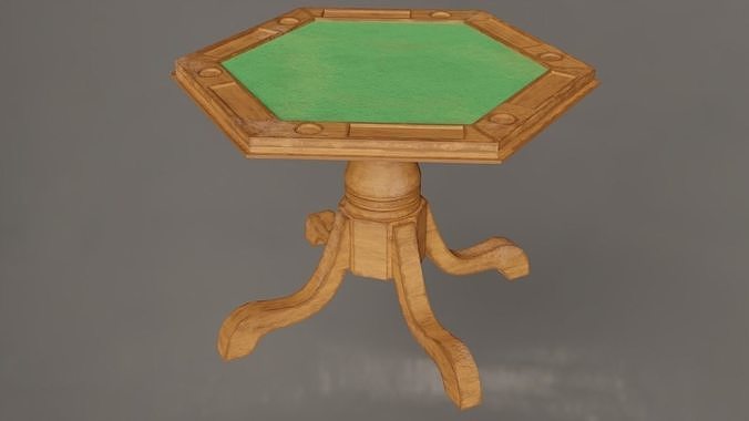 Poker Table 3D model