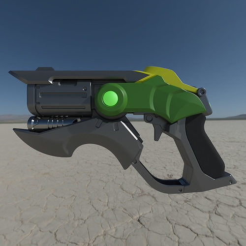 Overwatch Angela Ziegler Mercy blaster Dragoon Anniversary 2020 3D print model