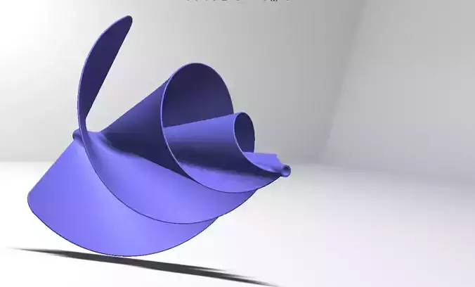 Air turbine or Wind turbine  3D model