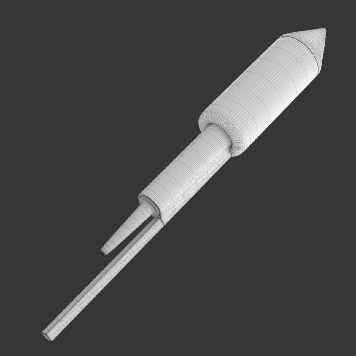 Firework Rockets 3D model_25