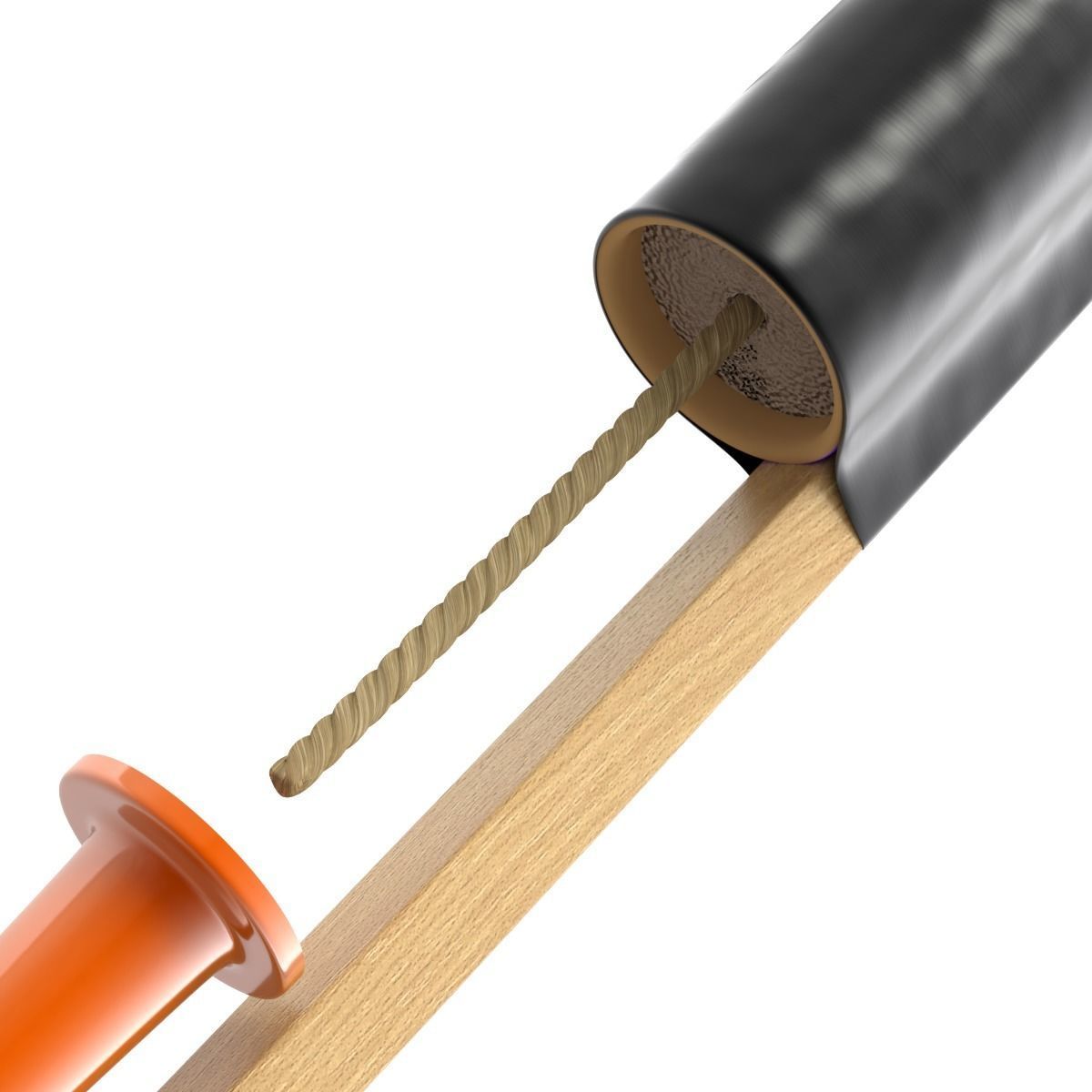 Firework Rockets 3D model_5