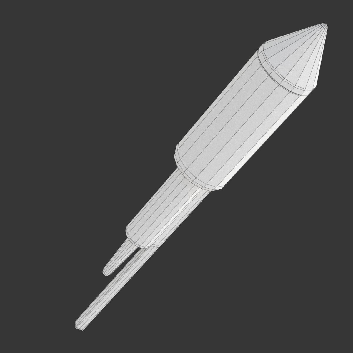 Firework Rockets 3D model_22