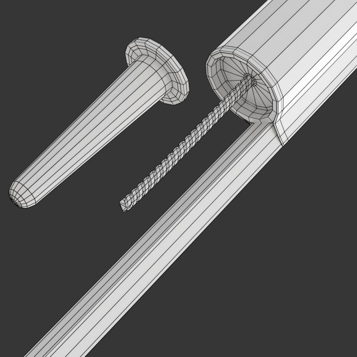 Firework Rockets 3D model_21