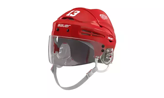 Hockey Helmet Detroit Red Wings