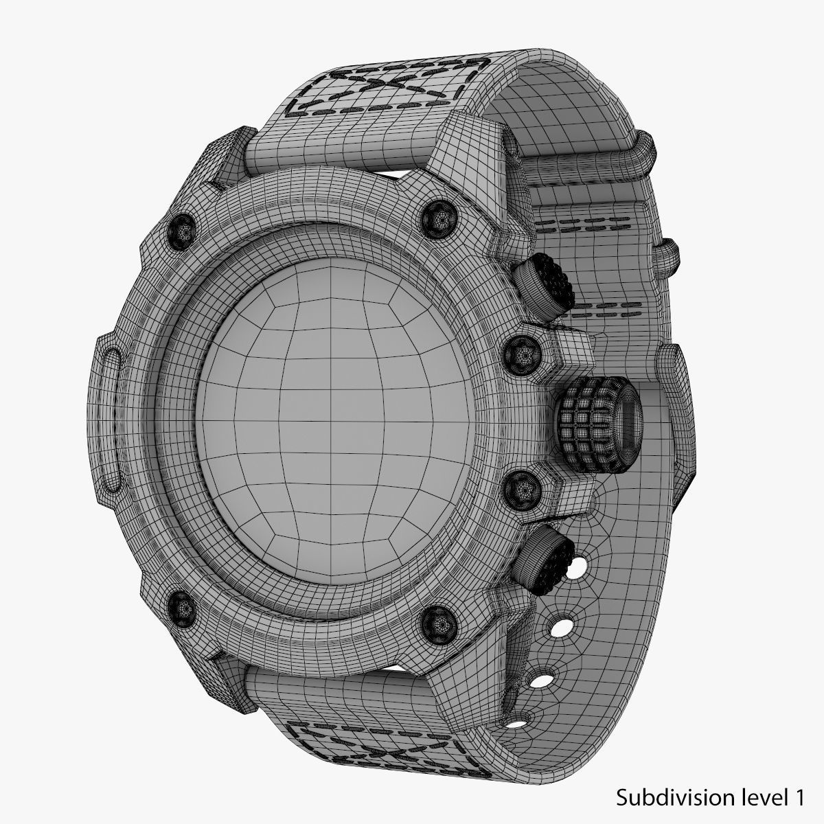 Military Watch 3 3D model_13