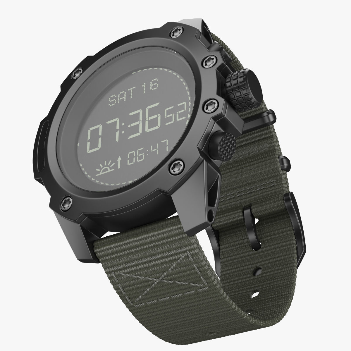 Military Watch 3 3D model_10