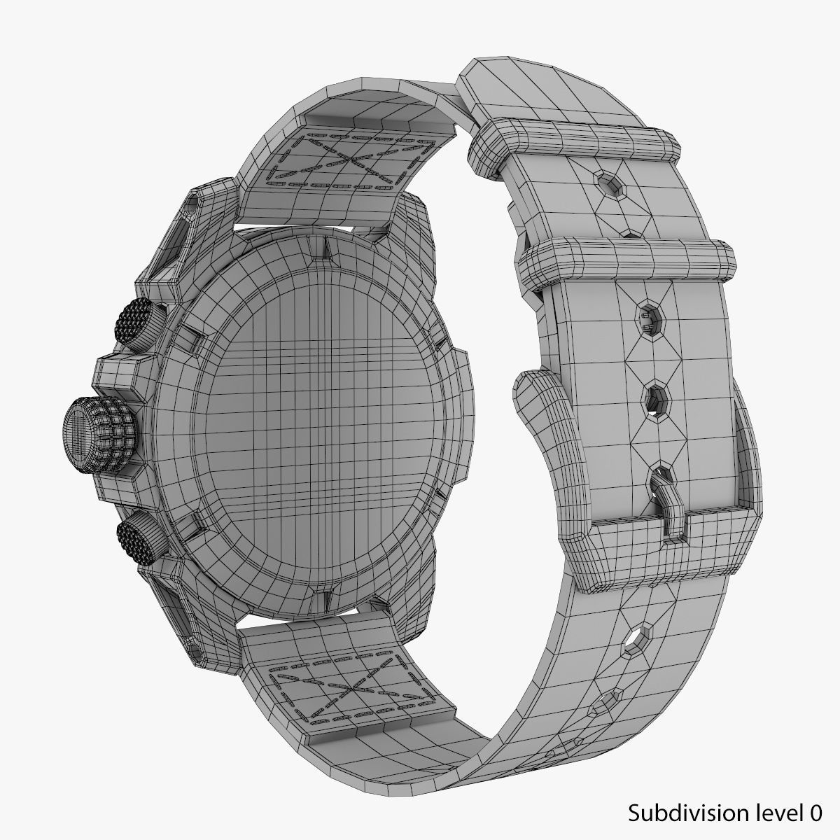 Military Watch 3 3D model_16