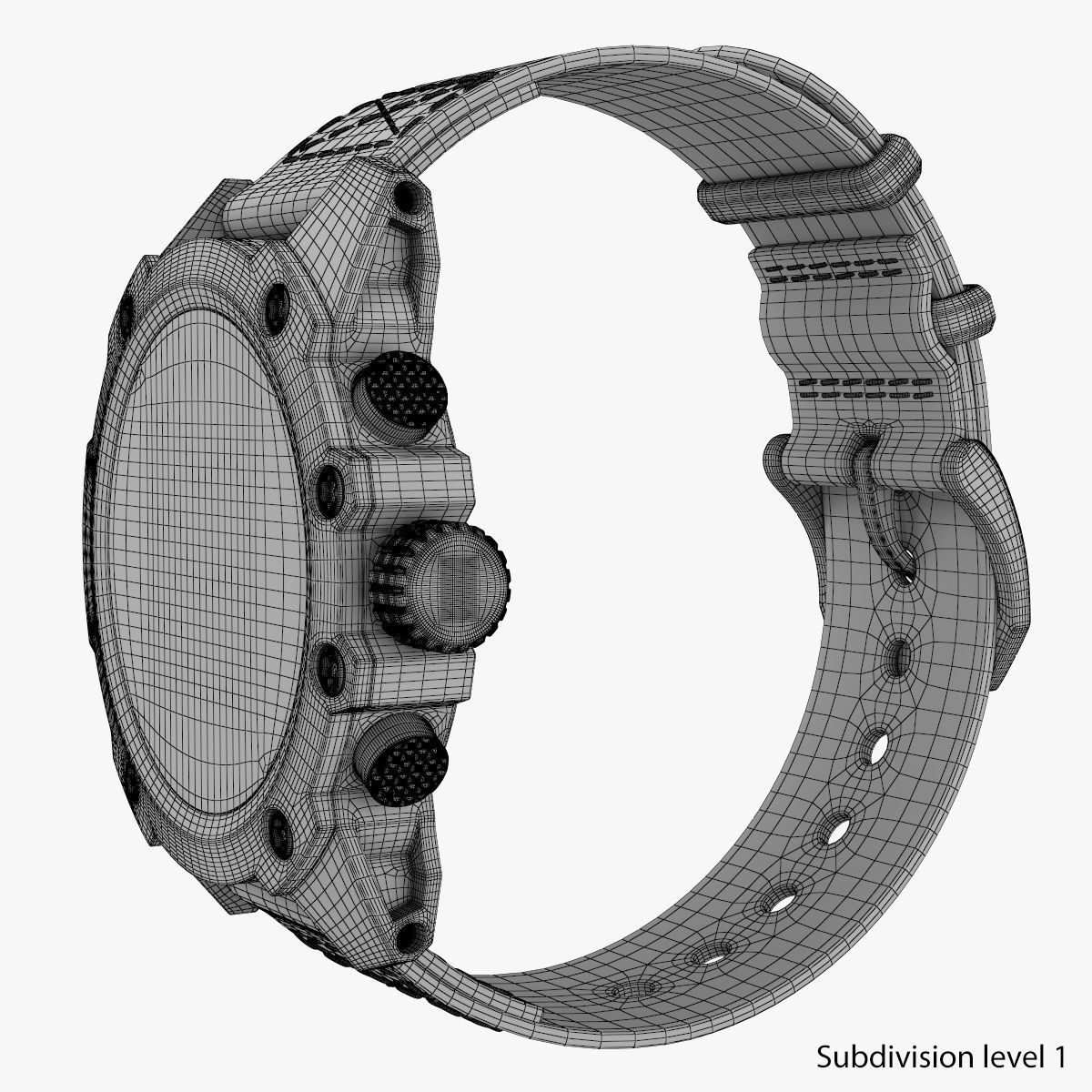 Military Watch 3 3D model_15