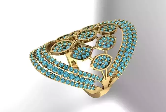 rings ring gold with turquoise stones