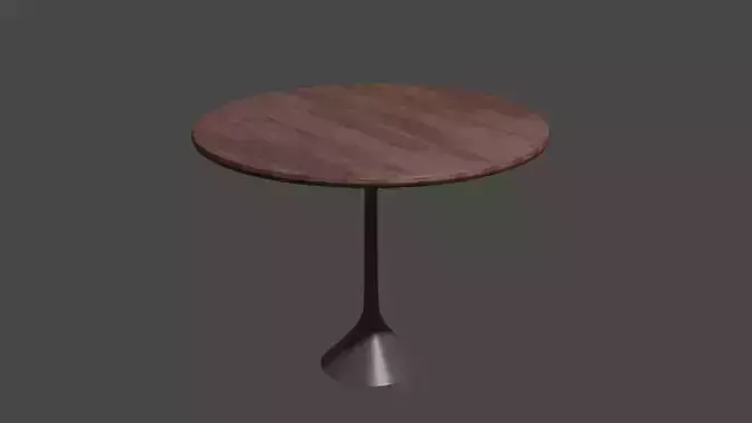 Round Wooden Table