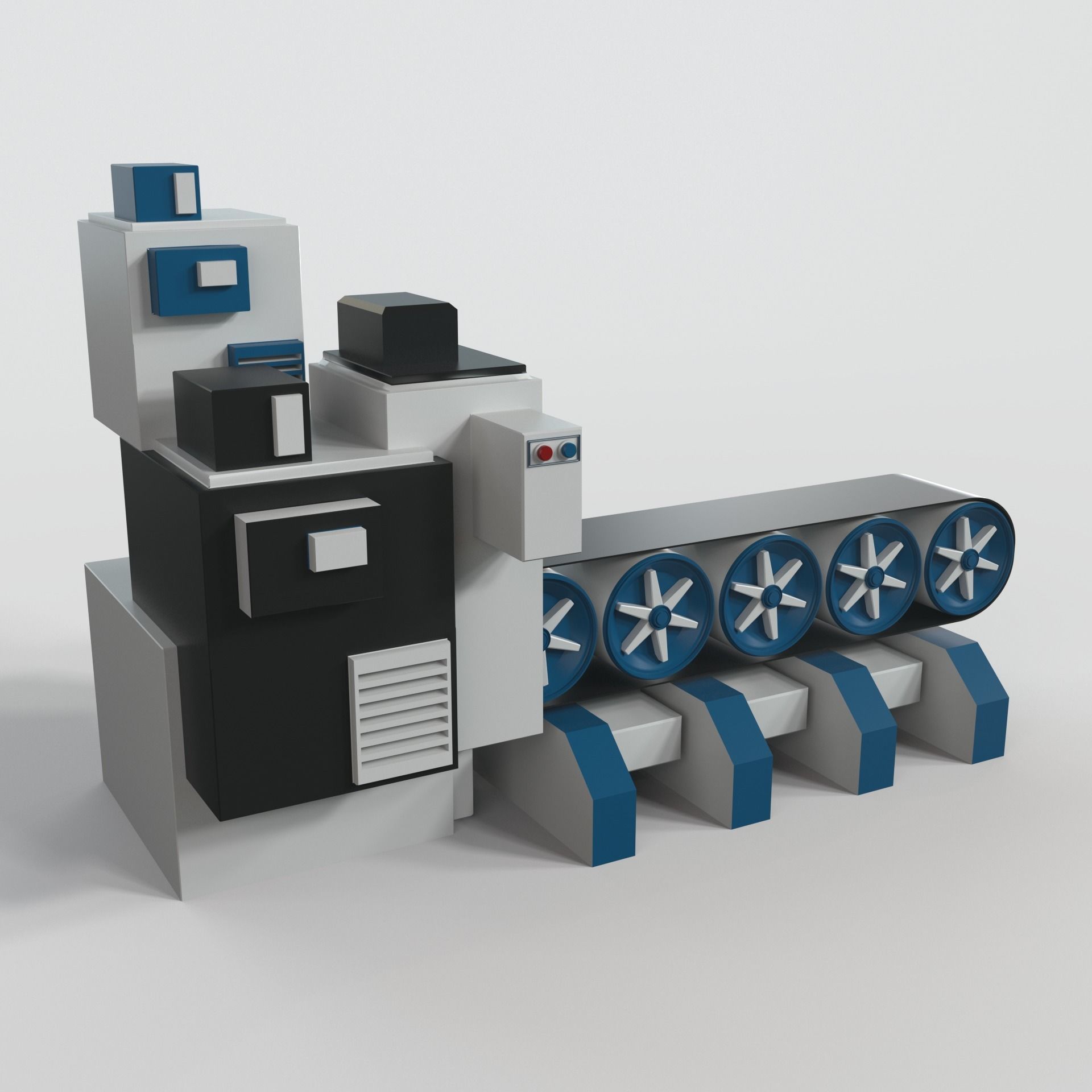 Conveyor Belt 3D model_1