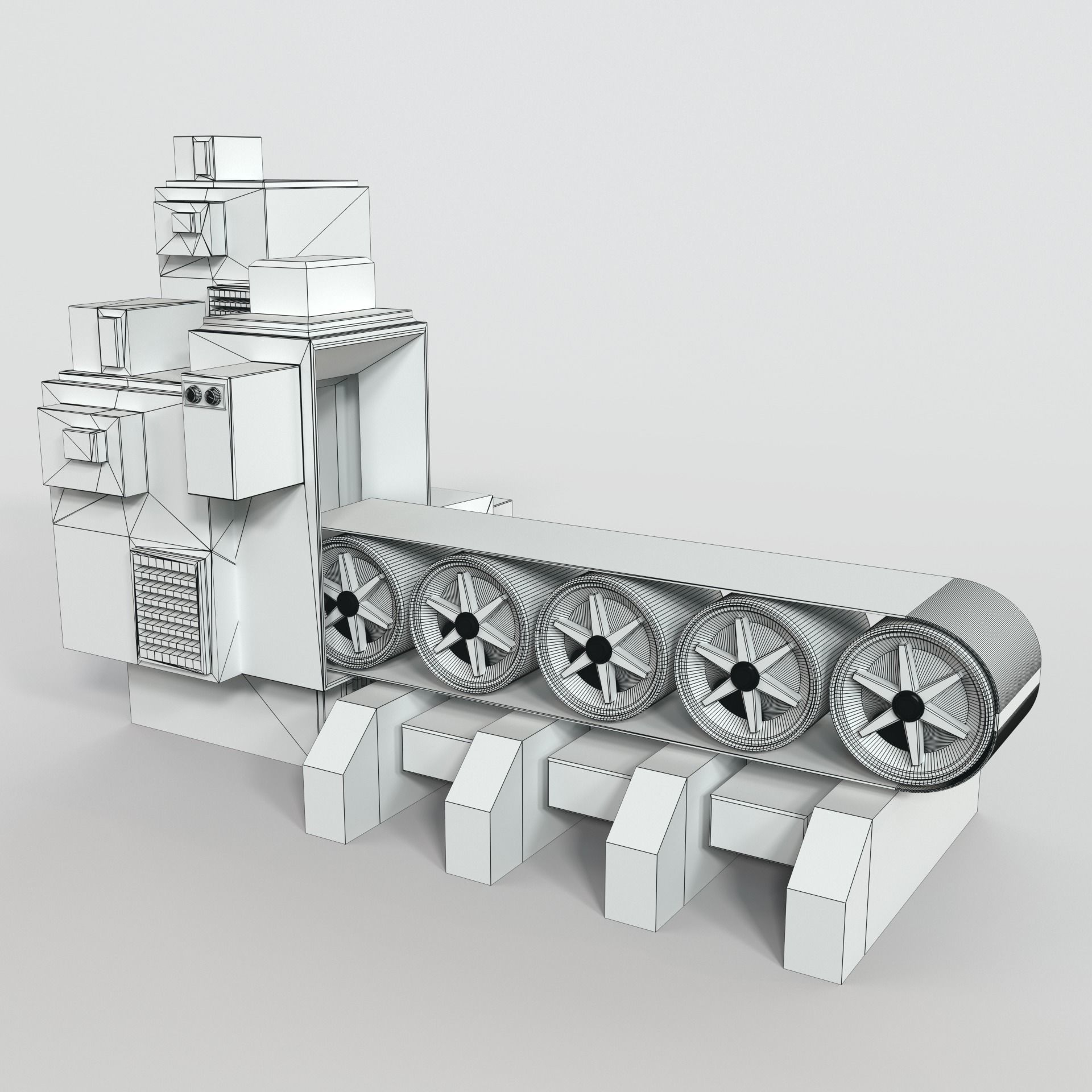 Conveyor Belt 3D model_5