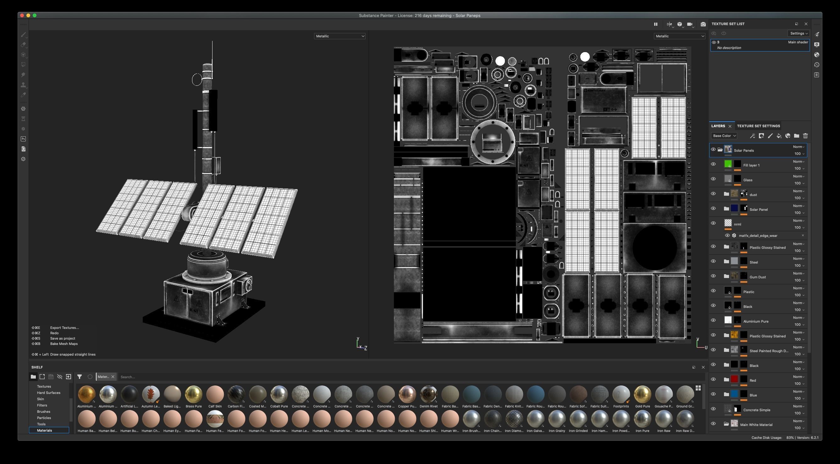 Solar Panel model 8K Textures Low-poly 3D model_3
