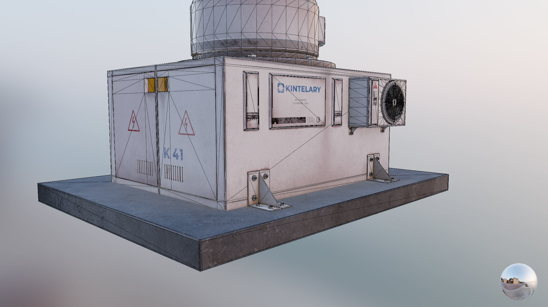 Solar Panel model 8K Textures Low-poly 3D model_12