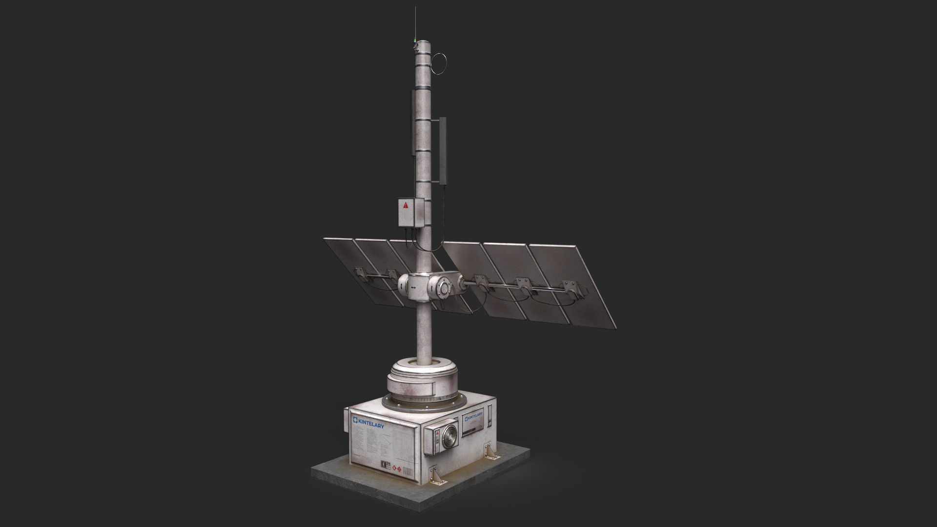 Solar Panel model 8K Textures Low-poly 3D model_1