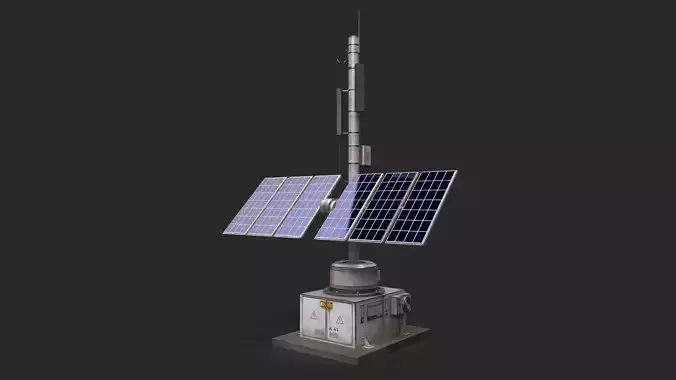 Solar Panel model 8K Textures