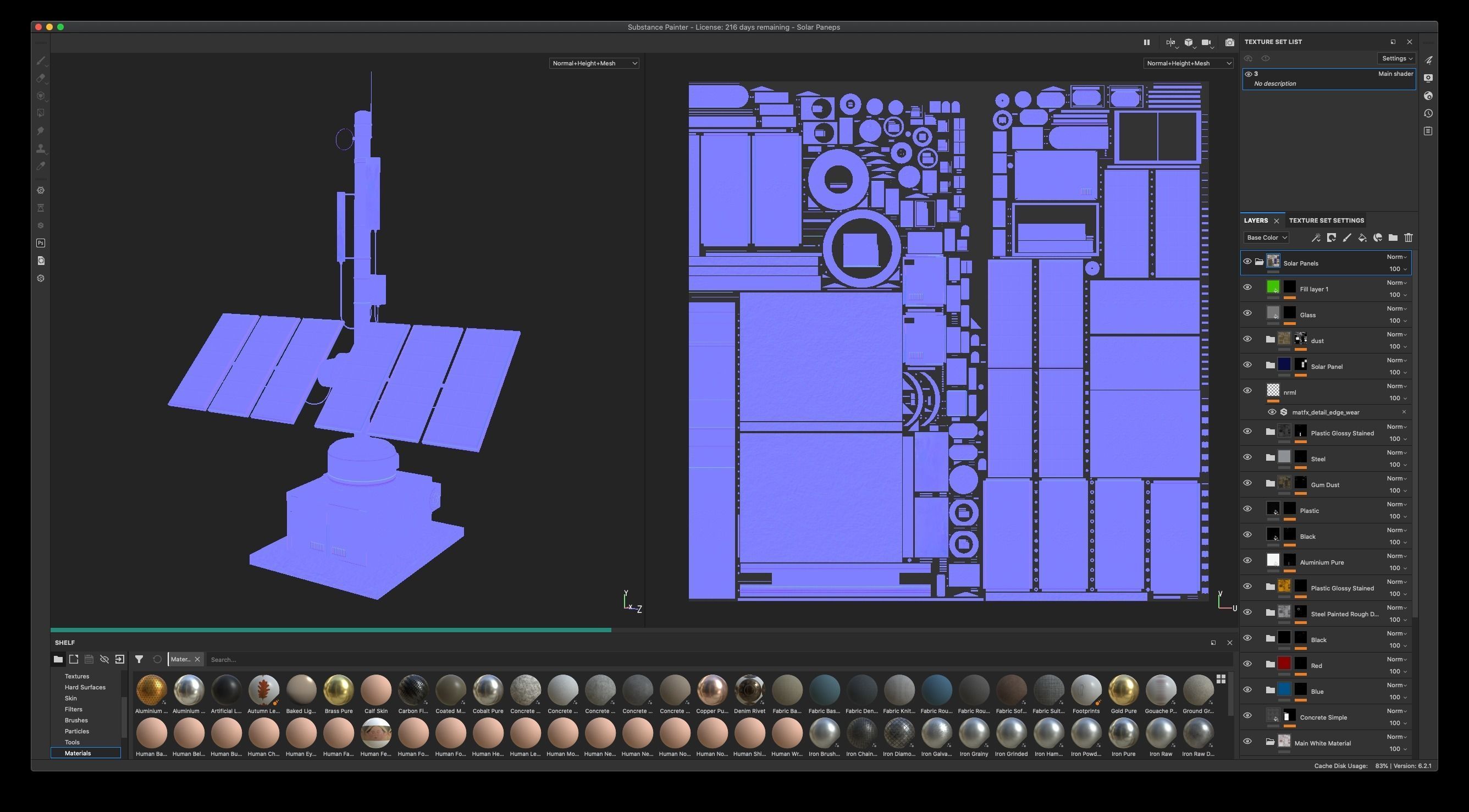 Solar Panel model 8K Textures Low-poly 3D model_4