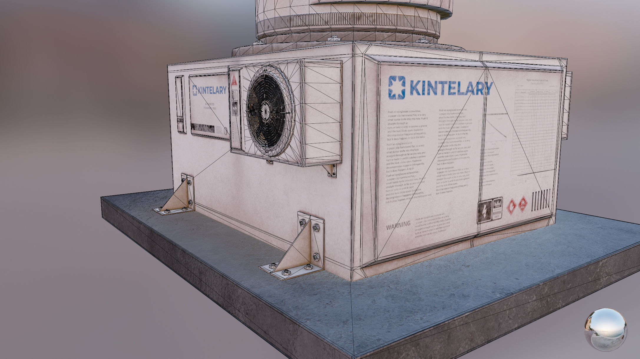 Solar Panel model 8K Textures Low-poly 3D model_20