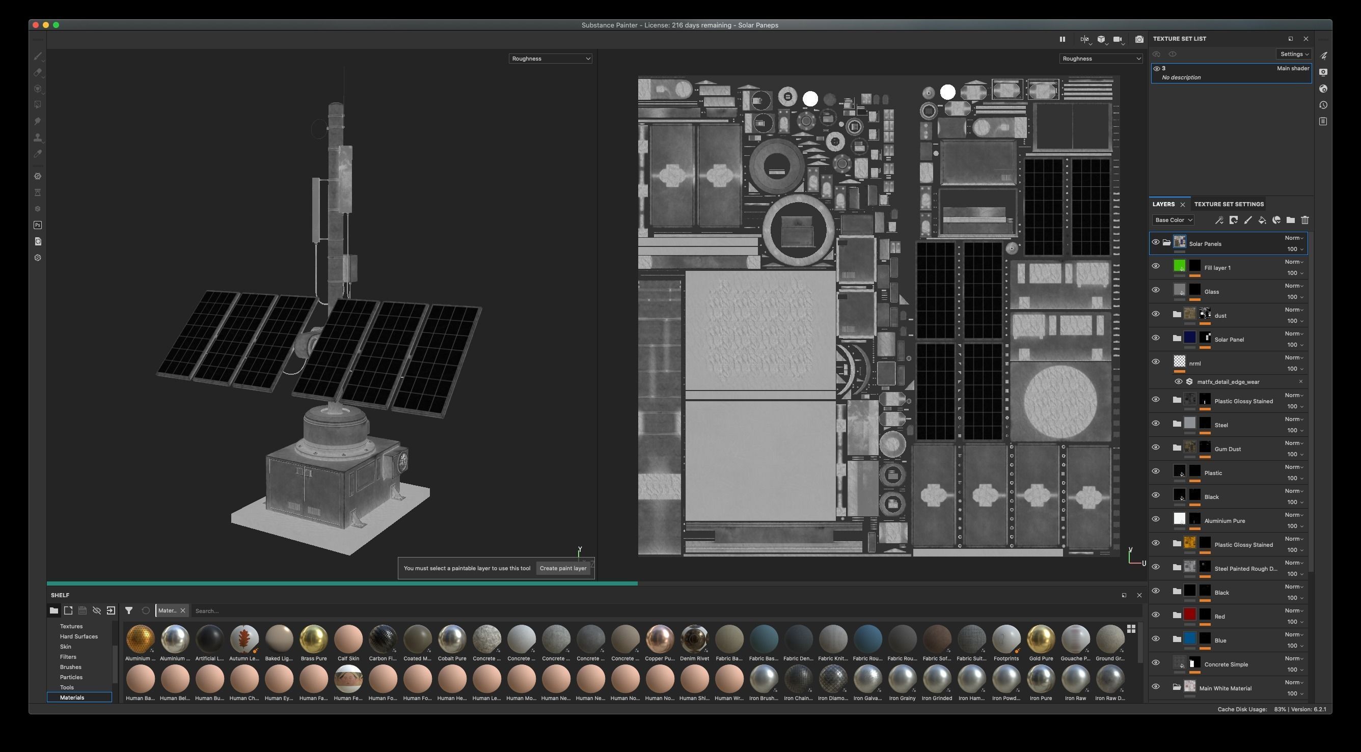Solar Panel model 8K Textures Low-poly 3D model_7
