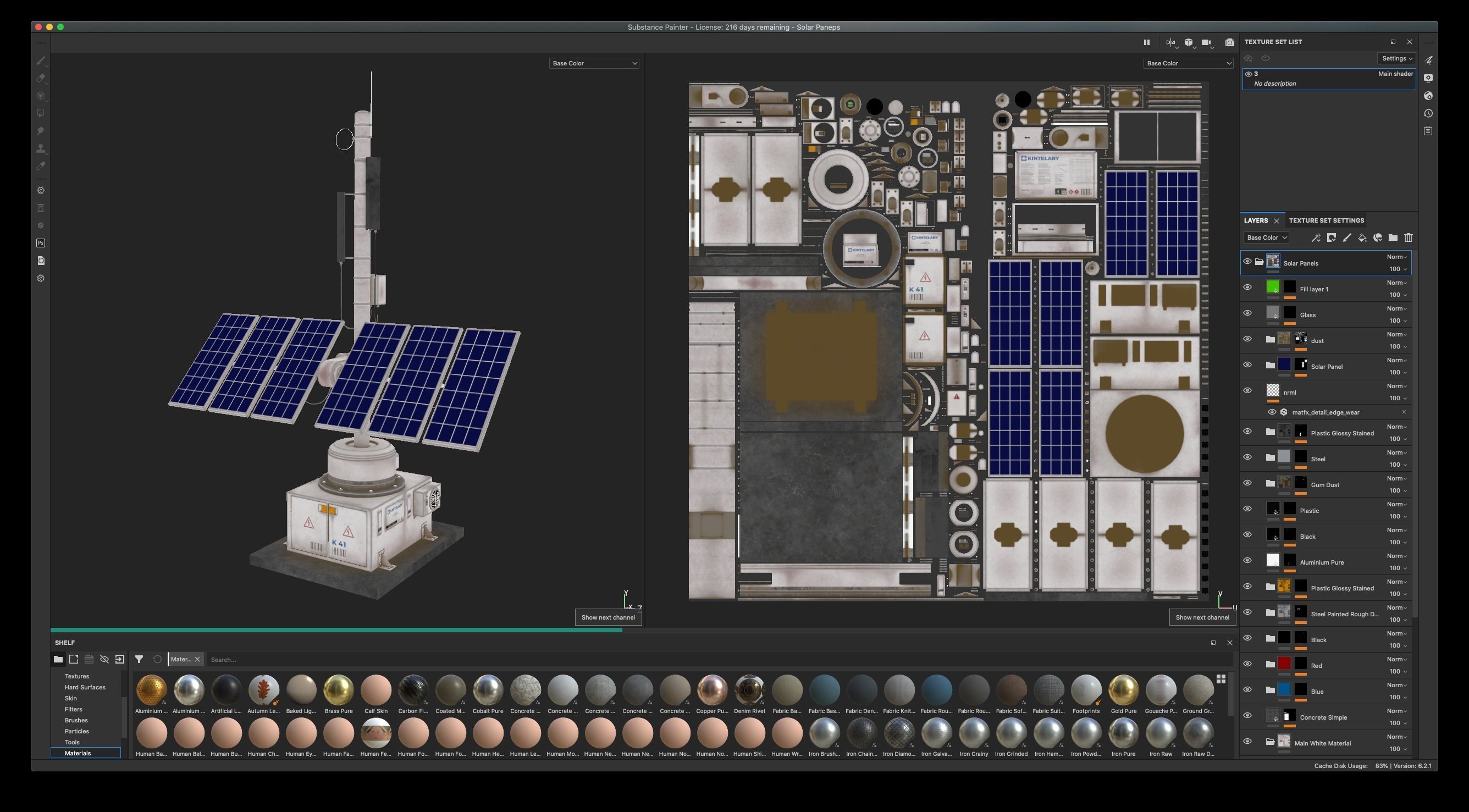 Solar Panel model 8K Textures Low-poly 3D model_5