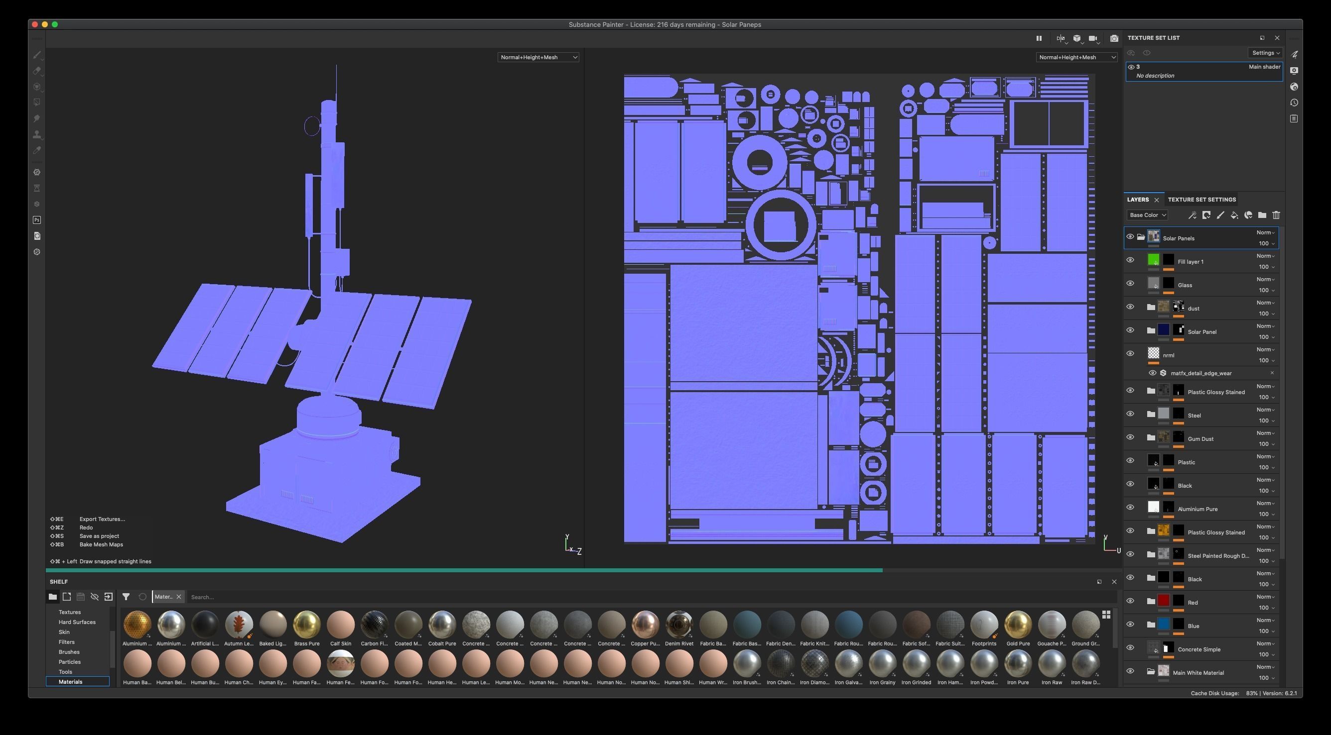 Solar Panel model 8K Textures Low-poly 3D model_9