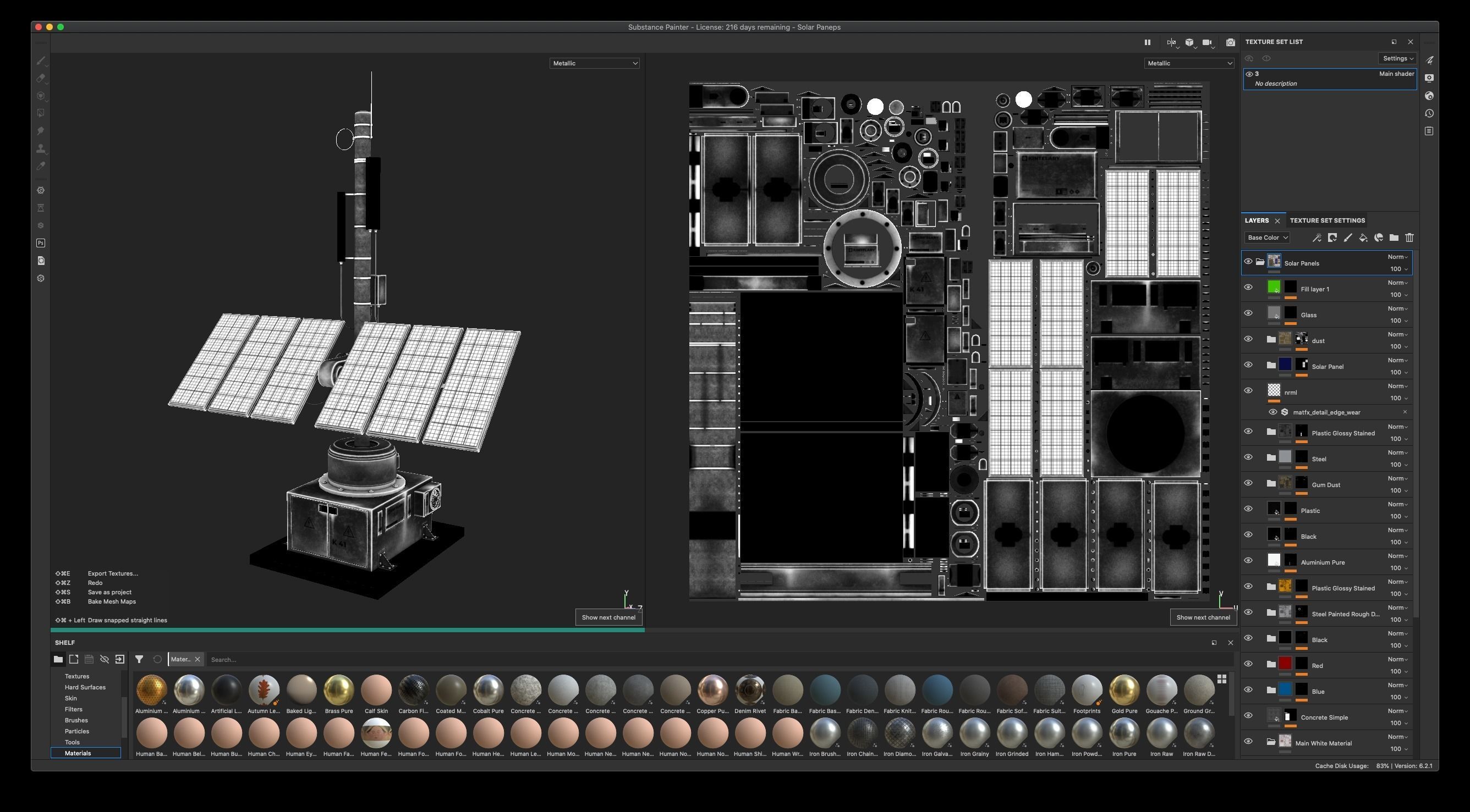 Solar Panel model 8K Textures Low-poly 3D model_6