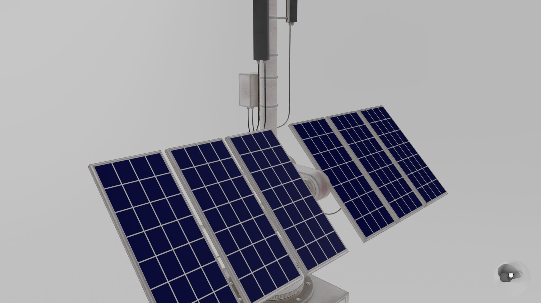 Solar Panel model 8K Textures Low-poly 3D model_15