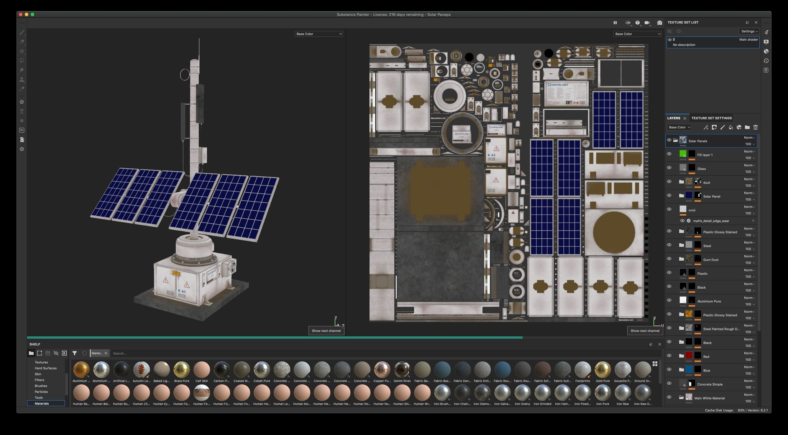 Solar Panel model 8K Textures Low-poly 3D model_10