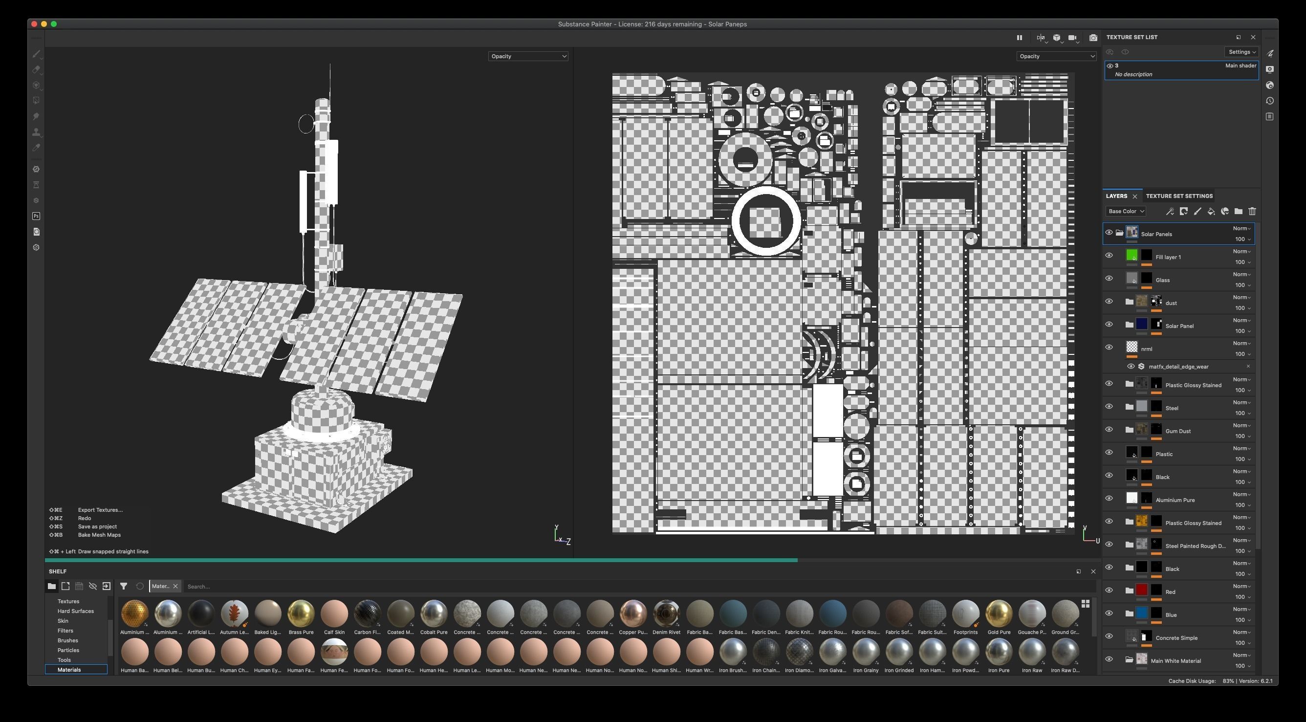 Solar Panel model 8K Textures Low-poly 3D model_8