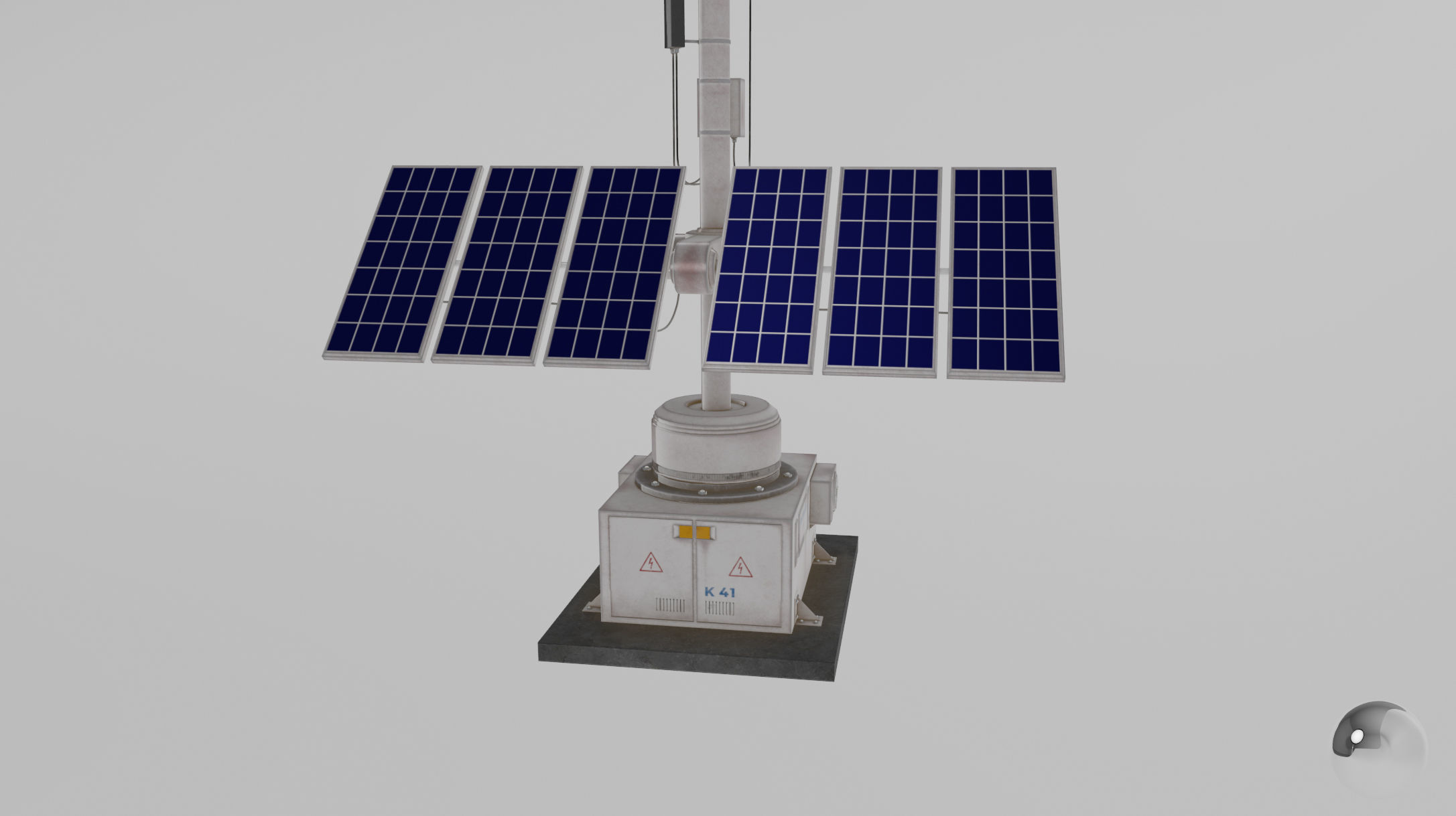 Solar Panel model 8K Textures Low-poly 3D model_16