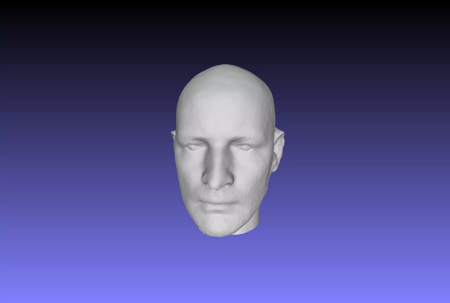 Human head 3d scanned with Bellus3d Free 3D print model