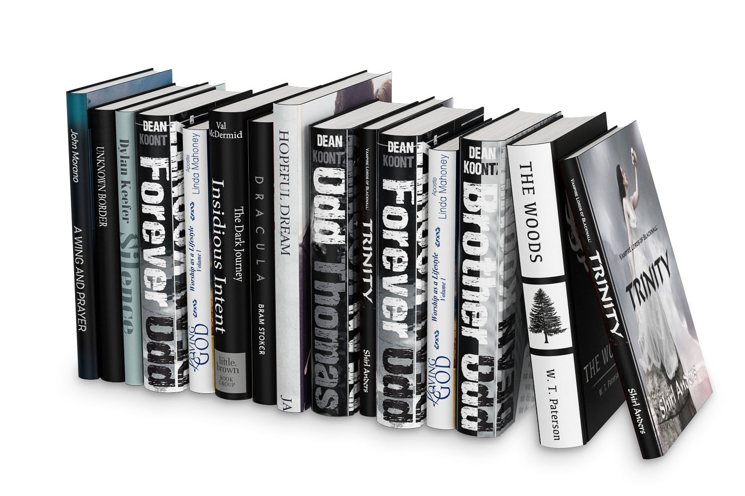 Open Books Set 3D model_9