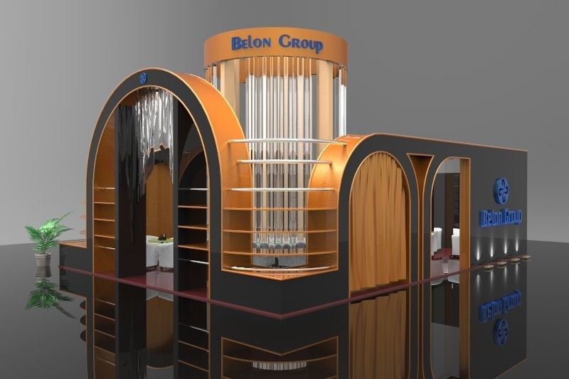 Exhibition Stall Collection 3D Free 3D model_3